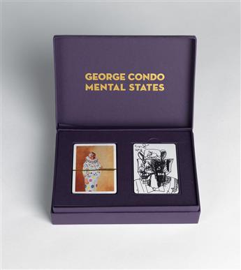 GEORGE CONDO Untitled (Mental States playing card drawing).